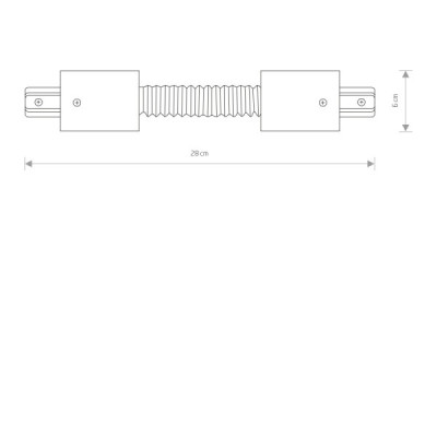 Nowodvorski Profile recessed flex connector 8385