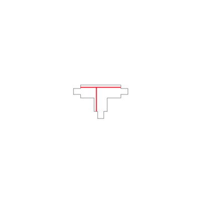 Nowodvorski Ctls recessed power t connector, right 2 (t-r2) 8681