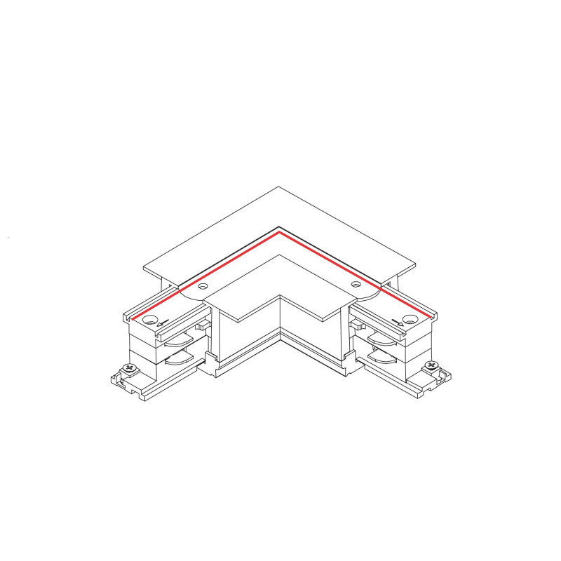 Nowodvorski Ctls recessed power l connector, left (l-l) 8684