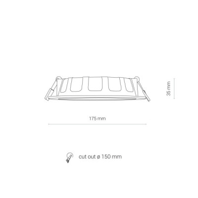 Nowodvorski Cl kos led 16w 8776