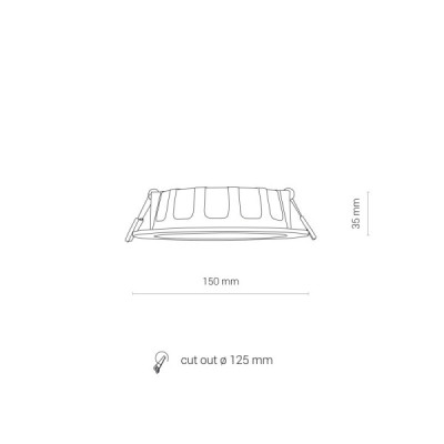 Nowodvorski Cl kos led 10w 8780