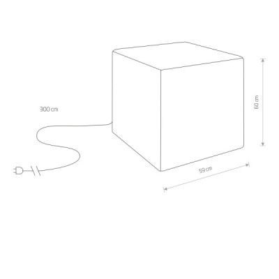 Nowodvorski Cumulus cube l 8965