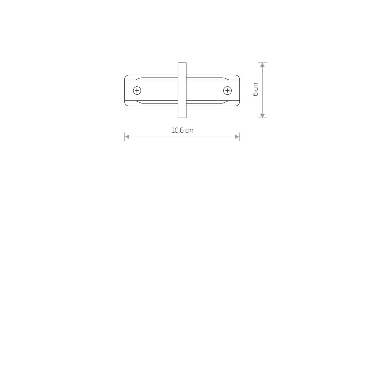 Nowodvorski Profile recessed straight connector 8968