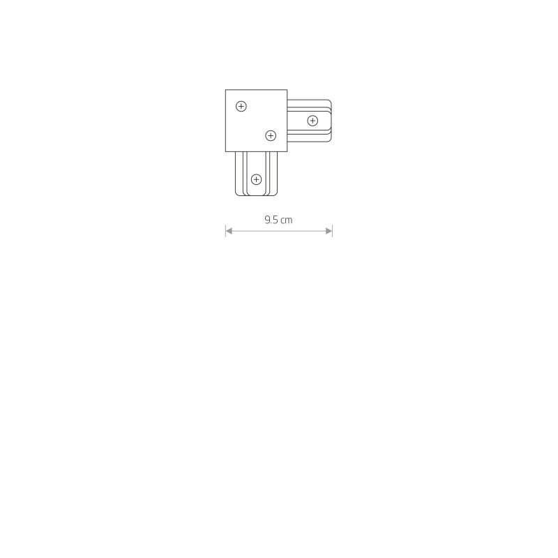 Nowodvorski Profile recessed l connector 8970