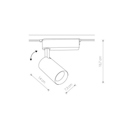 Nowodvorski Profile iris led 30w 9011