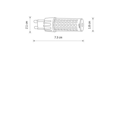 Nowodvorski Bulb led g9, 7w 9197