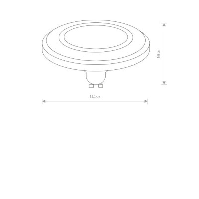 Nowodvorski Reflector diffuser  led, gu10, es111, 9w 9342