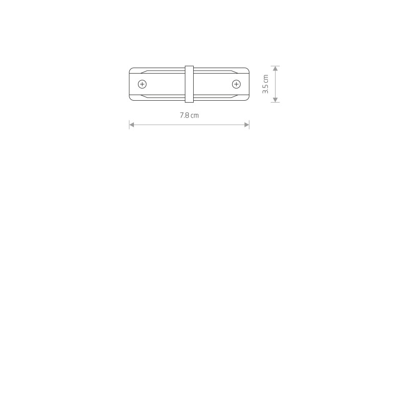 Nowodvorski Profile straight connector 9453