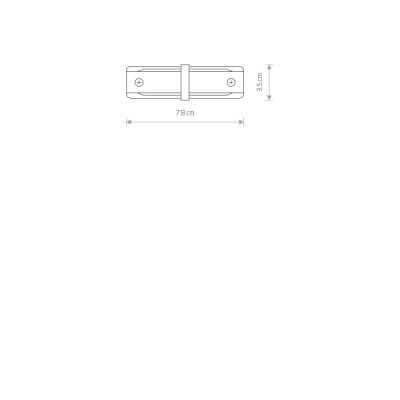 Nowodvorski Profile straight connector 9454