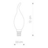 Nowodvorski Bulb vintage led e14, 4w 9793