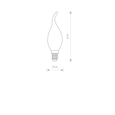 Nowodvorski Bulb vintage led e14, 4w 9793