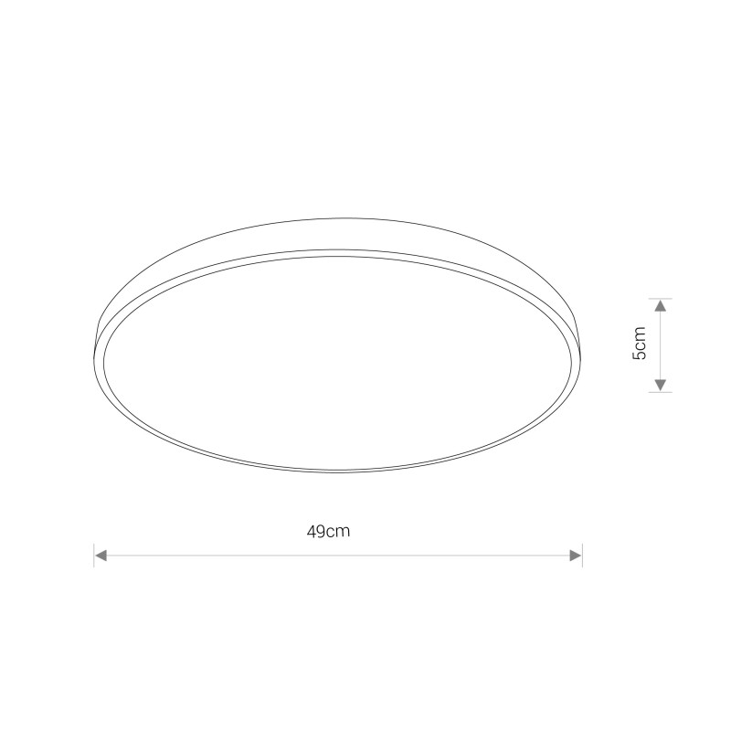 Nowodvorski Agnes round led 8208