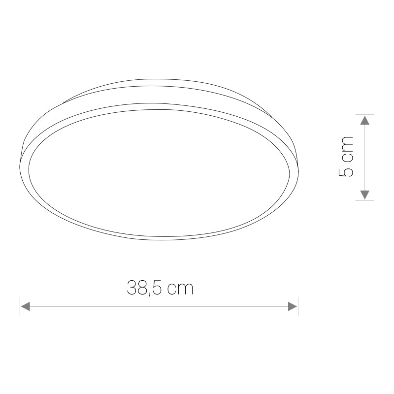 Nowodvorski Agnes round led 8207