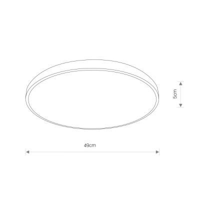 Nowodvorski Agnes round led 8184