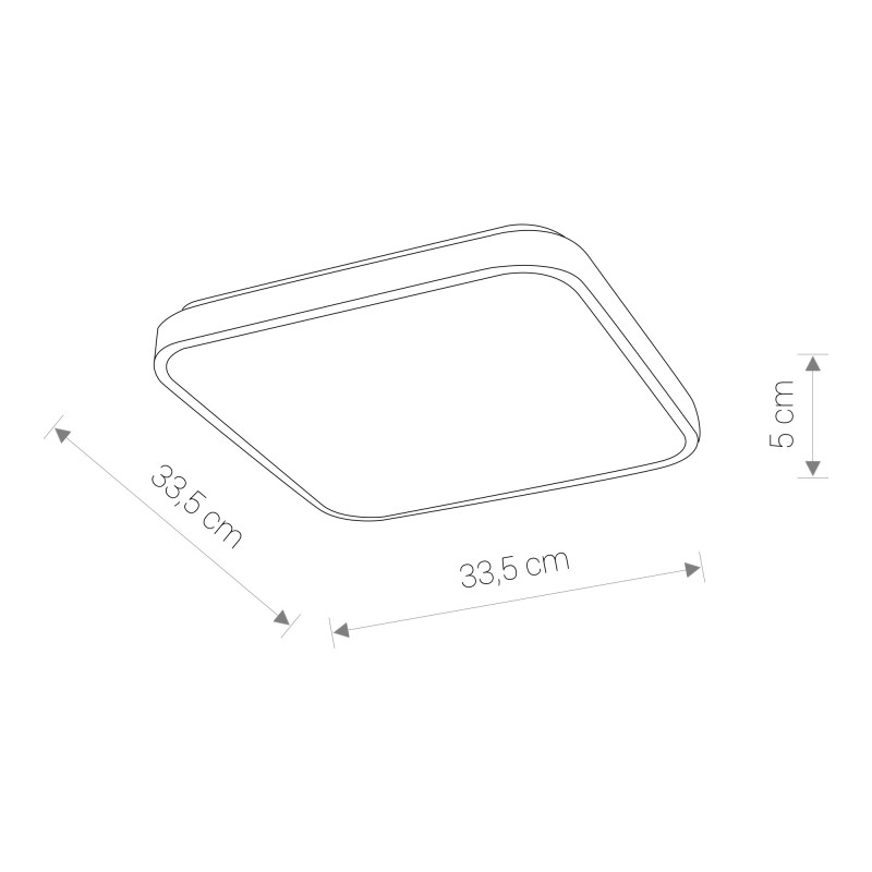 Nowodvorski Agnes square led 8138