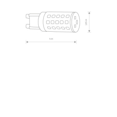 Nowodvorski Bulb led g9, 4w 7503