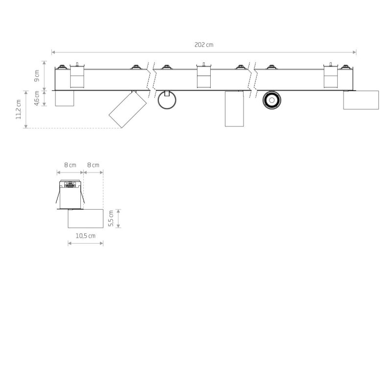 Nowodvorski MONO DEEP 10468