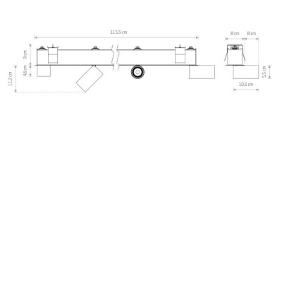 Nowodvorski MONO DEEP 10467