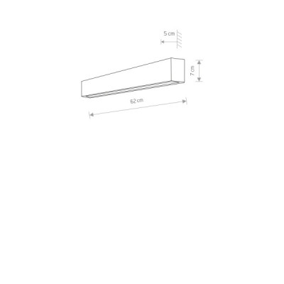 Nowodvorski Straight wall led s 7568