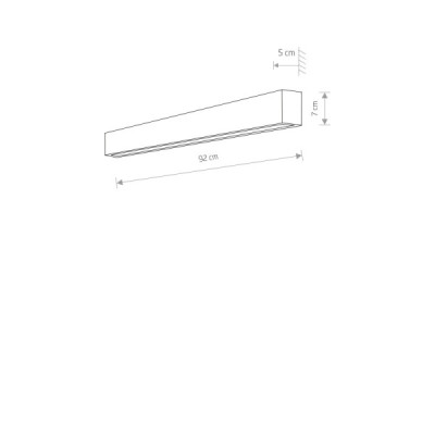 Nowodvorski Straight wall led m 7567