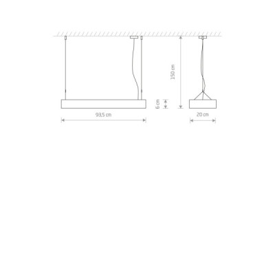 Nowodvorski Soft led 90x20 7532