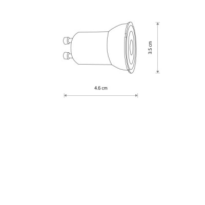 Nowodvorski Reflector led, gu10, r35, 4w 10231