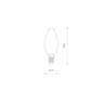 Nowodvorski Bulb led e14, c35, 6w 10589