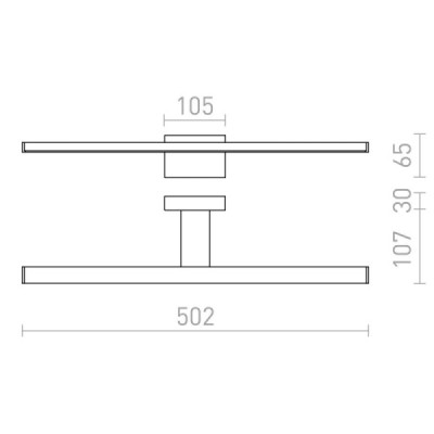 Redlux Palea IP44 nad lustro