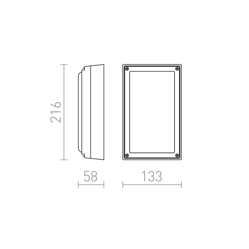 Redlux Aspen - lampa zewnętrzna IP54