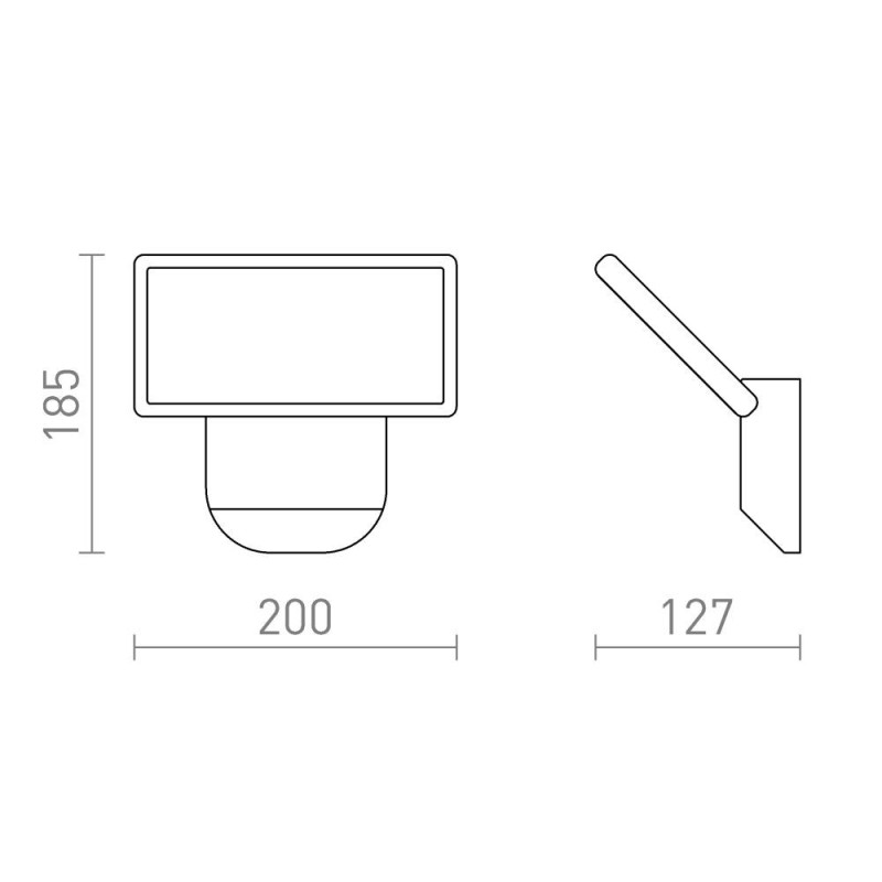 Redlux Comodo - lampa zewnętrzna IP65