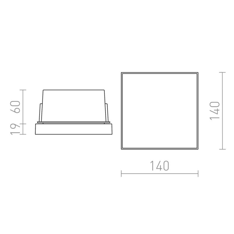 Redlux Dejavu SQ 14 IP65