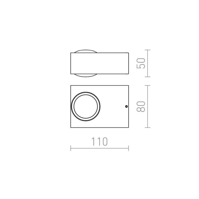 Redlux Korso Up-Down - lampa zewnętrzna IP54