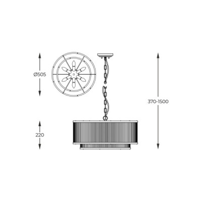 Zuma Line Sergio P0528-06H-V6AC