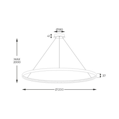 Zuma Line Carlo PL210503-1200-GD