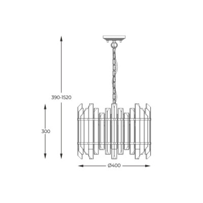 Zuma Line Alexandria P0556-06D-V7V7