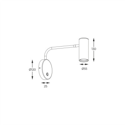 Zuma Line Tubo wl 20034-WH-N