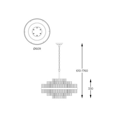 Zuma Line Constantinople P0567-12A-2GAC