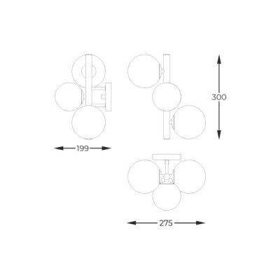 Zuma Line Molecule W0454-03U-F7AA