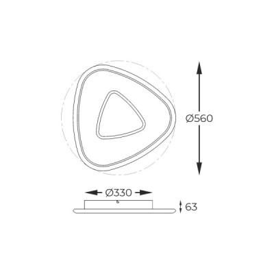 Zuma Line Getafe MX3888-1-3WBCT