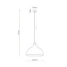 Cap white lampa wisząca - 2070 - TK Lighting