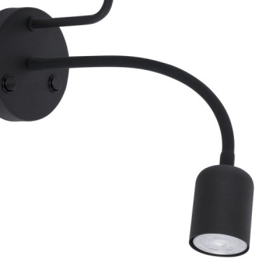 Maja black kinkiet 2 pł e27 + gu10 2537 - TK Lighting