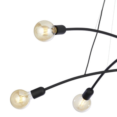 Helix black lampa wisząca 6 2726 - TK Lighting