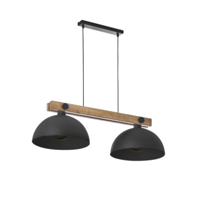 Oslo black lampa wisząca 2 pł 1706 - TK Lighting