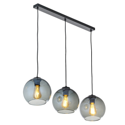 Cubus graphite lampa wisząca 3 pł listwa 2818 - TK Lighting