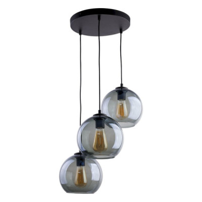 Cubus graphite lampa wisząca 3 pł koło 2819 - TK Lighting