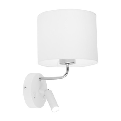 Richi white /silver kinkiet 2 e27 + g9 4236 - TK Lighting