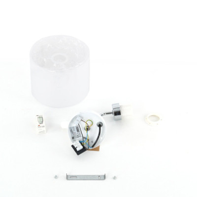 Richi white /silver kinkiet 2 e27 + g9 4236 - TK Lighting