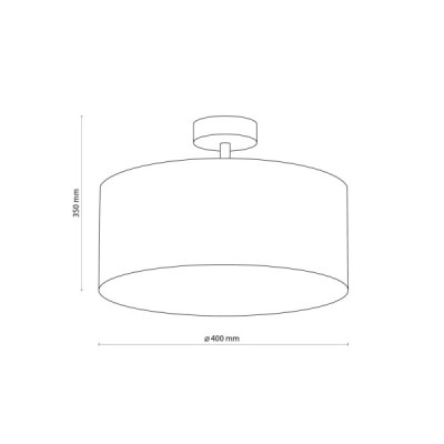 Rondo graphite - plafon sufitowy - 4240 - TK Lighting