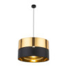 Hilton black/gold lampa wisząca 1 4346 - TK Lighting