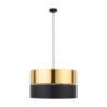 Hilton black/gold lampa wisząca 1 4346 - TK Lighting